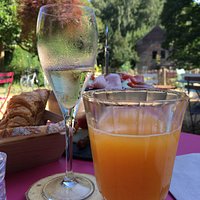Cava en fruitsap