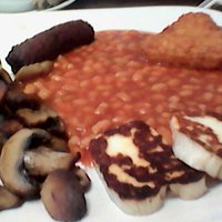 Vegetarian Breakfast with Halloumi.