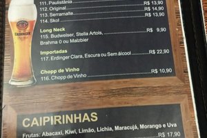 Cardápio