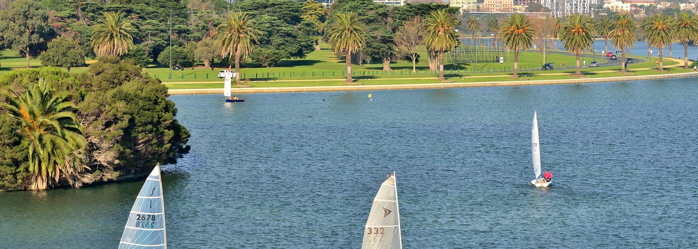 Albert Park from The Point viewing tower