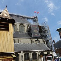 Alkmaar"De klim naar de Hemel"naar dak Grote Kerk