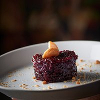 A deliciously prepared Beetroot dessert by Chef Harish at India along the Nile