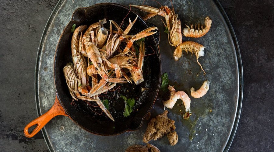 Local Dingle Bay Prawns, chilli, garlic and lemon