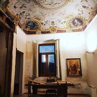 Palazzo Baronale, camera con "Allegoria dei Continenti".