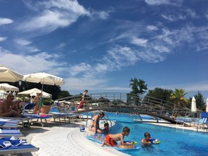 Pool och strand
