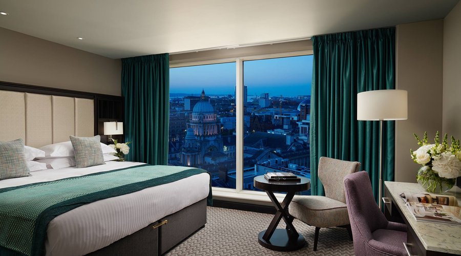 Deluxe Bedroom at the Grand Central Hotel Belfast