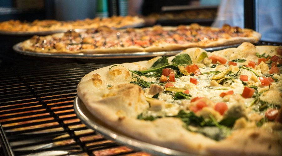 Slice pies, hot and ready!