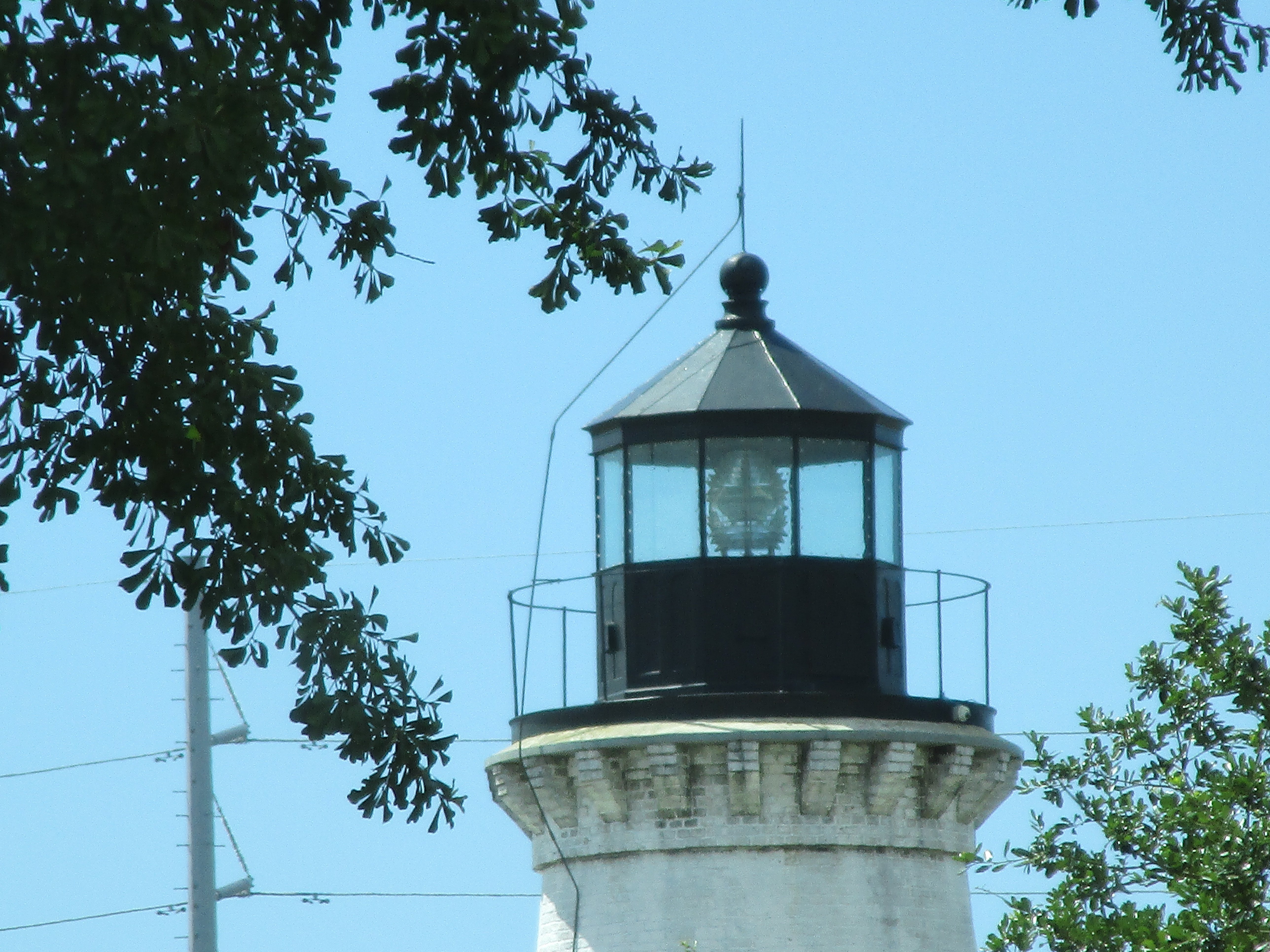 2022 Round Island Lighthouse   Close Up Of Top Section 