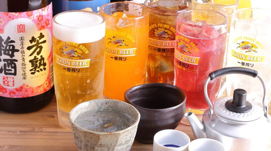 「ドリンク」生ビール・ハイボールからカクテル・日本酒まで幅広いラインナップでご用意しております！