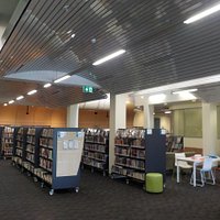 Library shelves