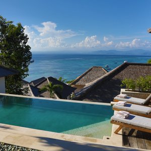 VILLA GANESH POOL AREA, Bersantai Villas Lembongan