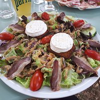 Assiette salade Cabeccou/magret