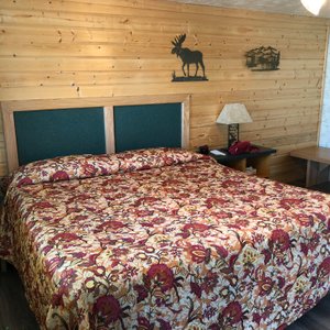 King size bed.