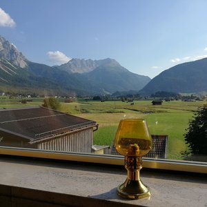Blick vom Aufenthaltsraum