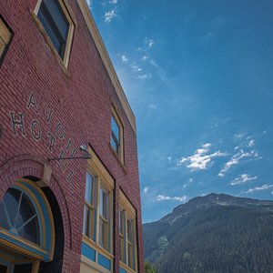 The Avon is in a historic brick building from 1903 nestled in the San Juan Mountains