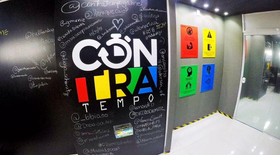 Hall da loja, onde os clientes recebem as primeiras orientações e deixam registrados seus userna