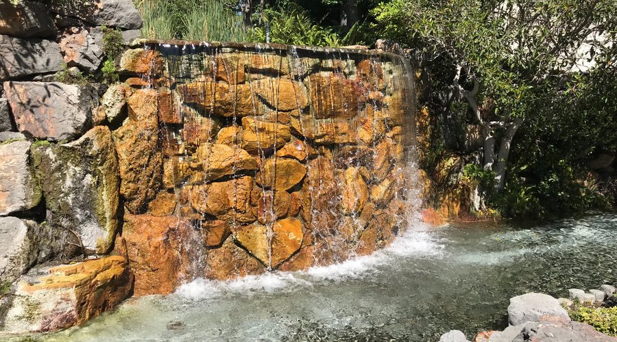 waterfall in garden