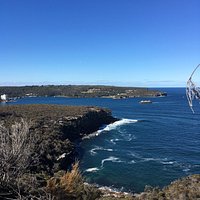 VIEW FROM THE SCENIC WALK TO THE GROTTO POINT LIGHTHOUSE
