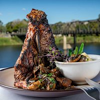 A T-bone with a view