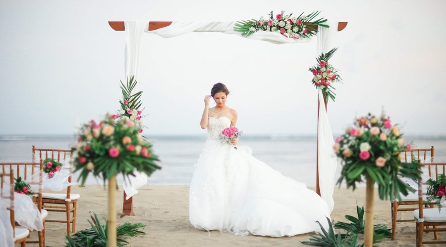 Wedding Ceremony by the Beach