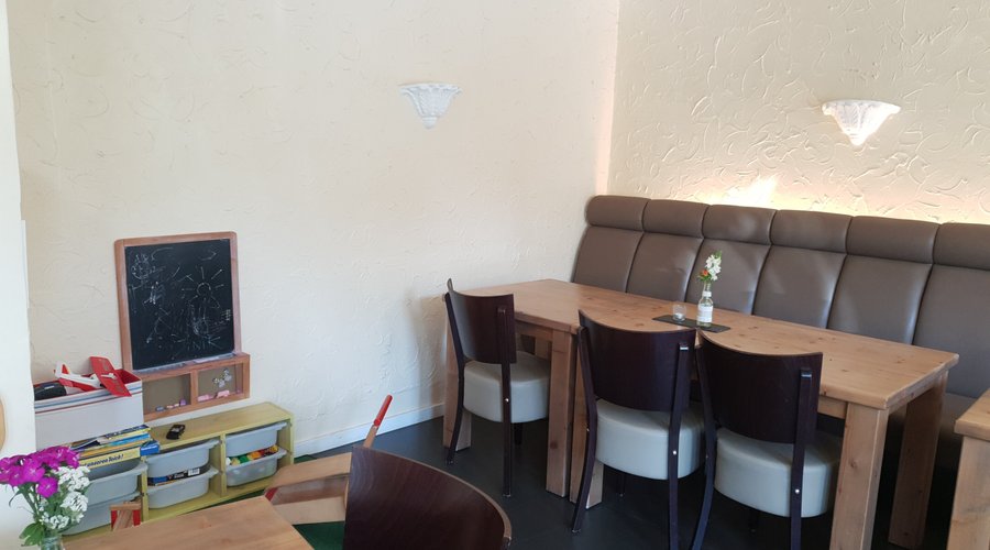 Kinderecke im Restaurant/Frühstücksbereich