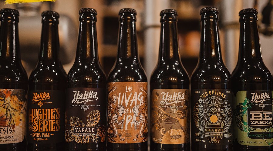 Cervezas artesanales Yakka.