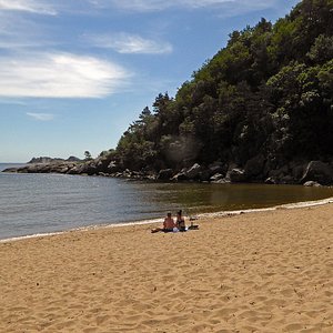 Sjøsanden is one of the nicest sandy beaches in southern Norway.