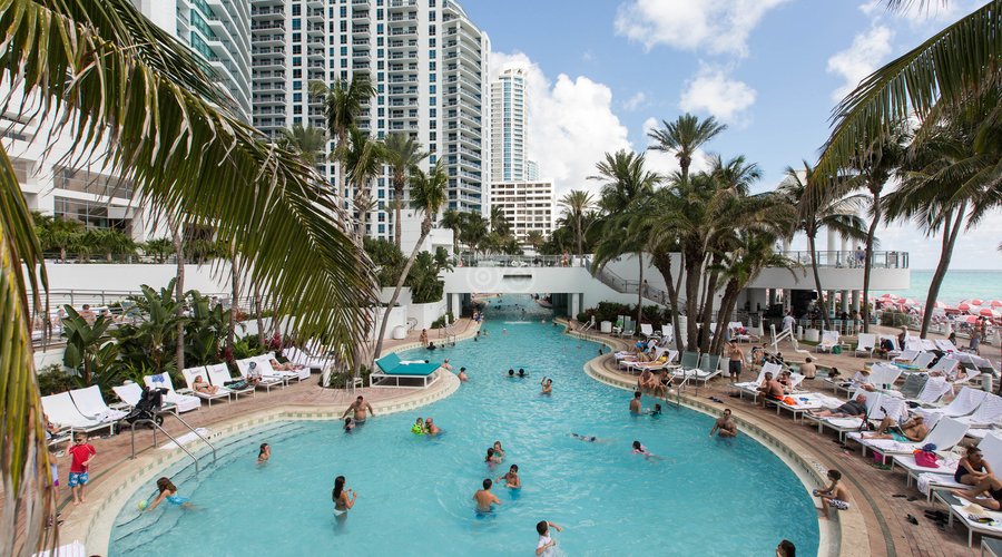 The Main Pool at The Diplomat Beach Resort Hollywood, Curio Collection by Hilton