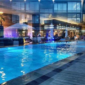 Przystan Hotel & Spa in Olsztyn, image may contain: Hotel, Pool, Water, Resort