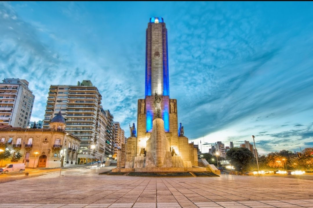 Monumento A La Bandera Flaggmonumentet Rosario Argentina Omd Men   Monumento A La Bandera 