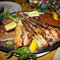 grigliatina mista con arrosticini