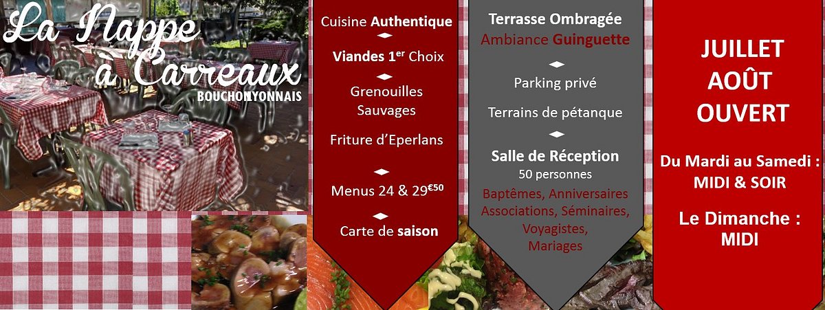 LA NAPPE A CARREAUX, Saint-Romain-en-Gal - Menu, Prices & Restaurant ...