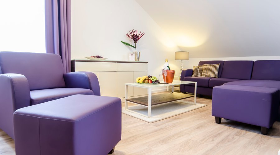 Wohnzimmer der Suite 401