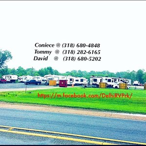 Delhi RV Park, Delhi, Louisiana full hookup with monthly, weekly and overnight rates