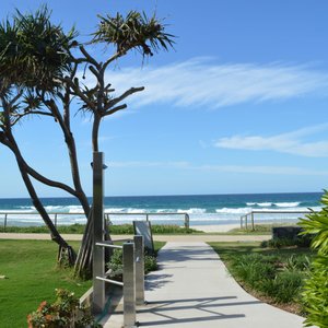 Absolute beach front resort