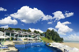 Royale Chulan Cherating Villa in Cherating, image may contain: Resort, Hotel, Sky, Waterfront