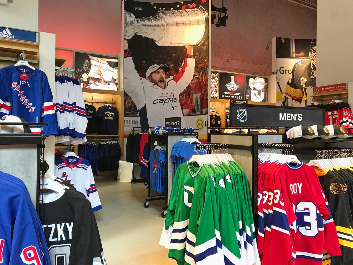 NHL jerseys everywhere, NHL Store