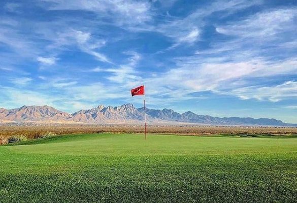 Amazing picture captured by NMSU Women's Golf.