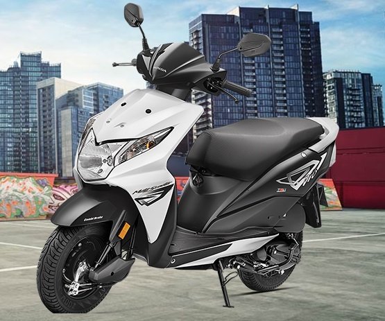 Dio scooty black discount and white colour price