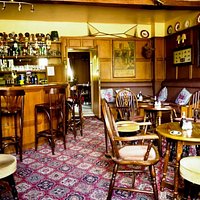 Traditional oak panelled bar