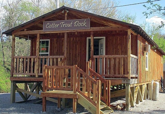 Cotter Trout Dock Guided Trout Fishing Tours image