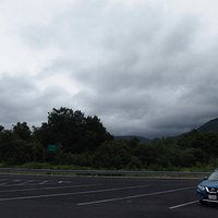 月山湖は見えません
