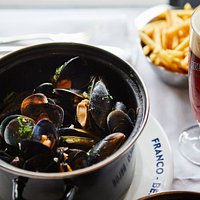 Moules Frites and Belgian Beer on tap