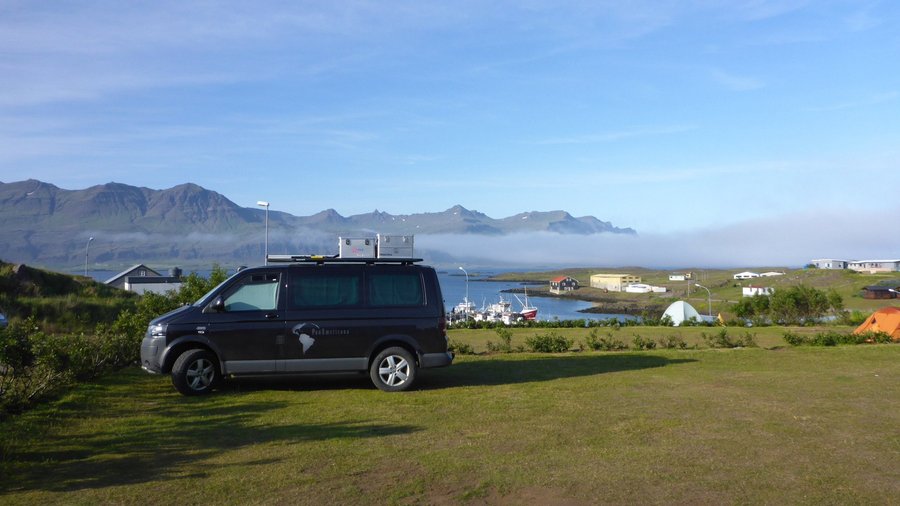 Aussicht vom Campingplatz