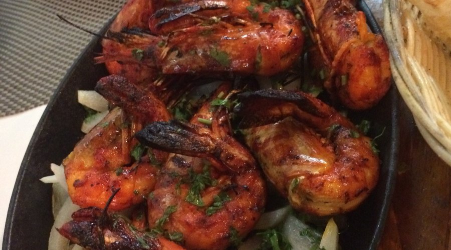 King prawn tandoori. Delicious