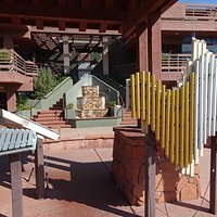Musical gongs out front bring out the creativity in people