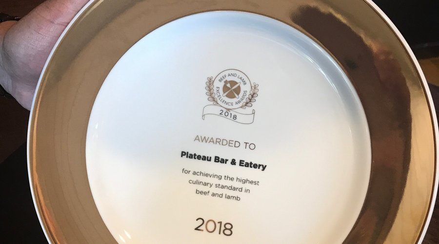 Beef & Lamb Award 2018!!!  Congrats to our amazing kitchen team!!!