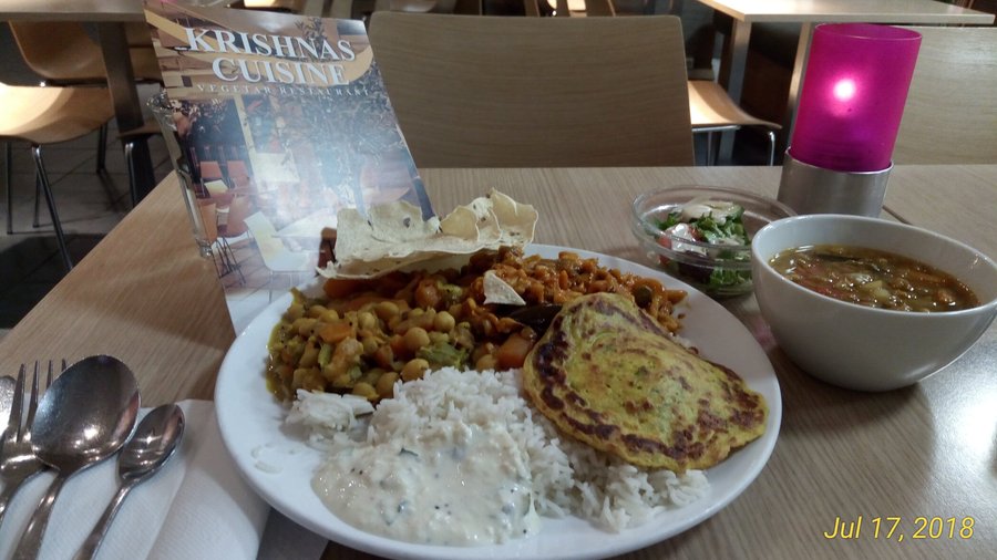 Full meal plate
