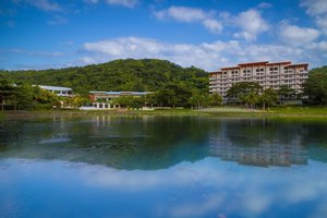 Pico Sands Hotel in Luzon, image may contain: Pond, Nature, Hotel, Villa