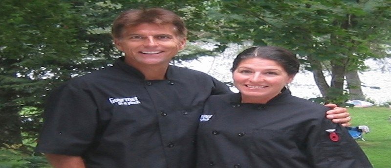 Chef Charisa and Event Coordinator Paul